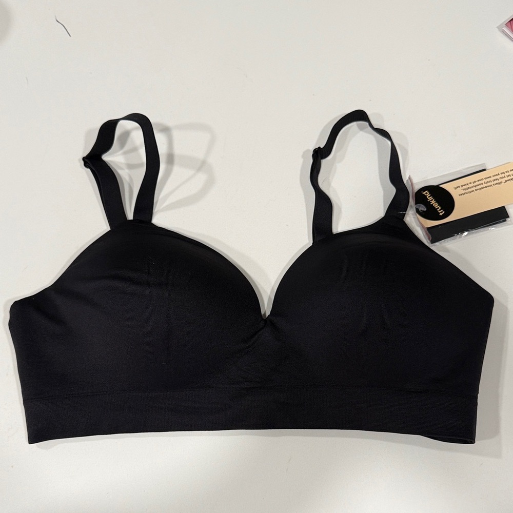 NWT Black Wireless Bra by Truekind